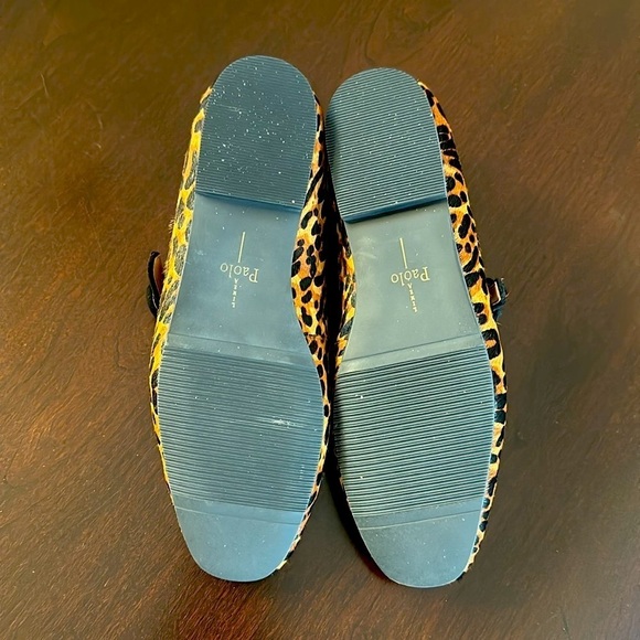Linea Paolo Marley Leopard Print Genuine Calf Hair Ballet Flat Sz 7 - Picture 9 of 11
